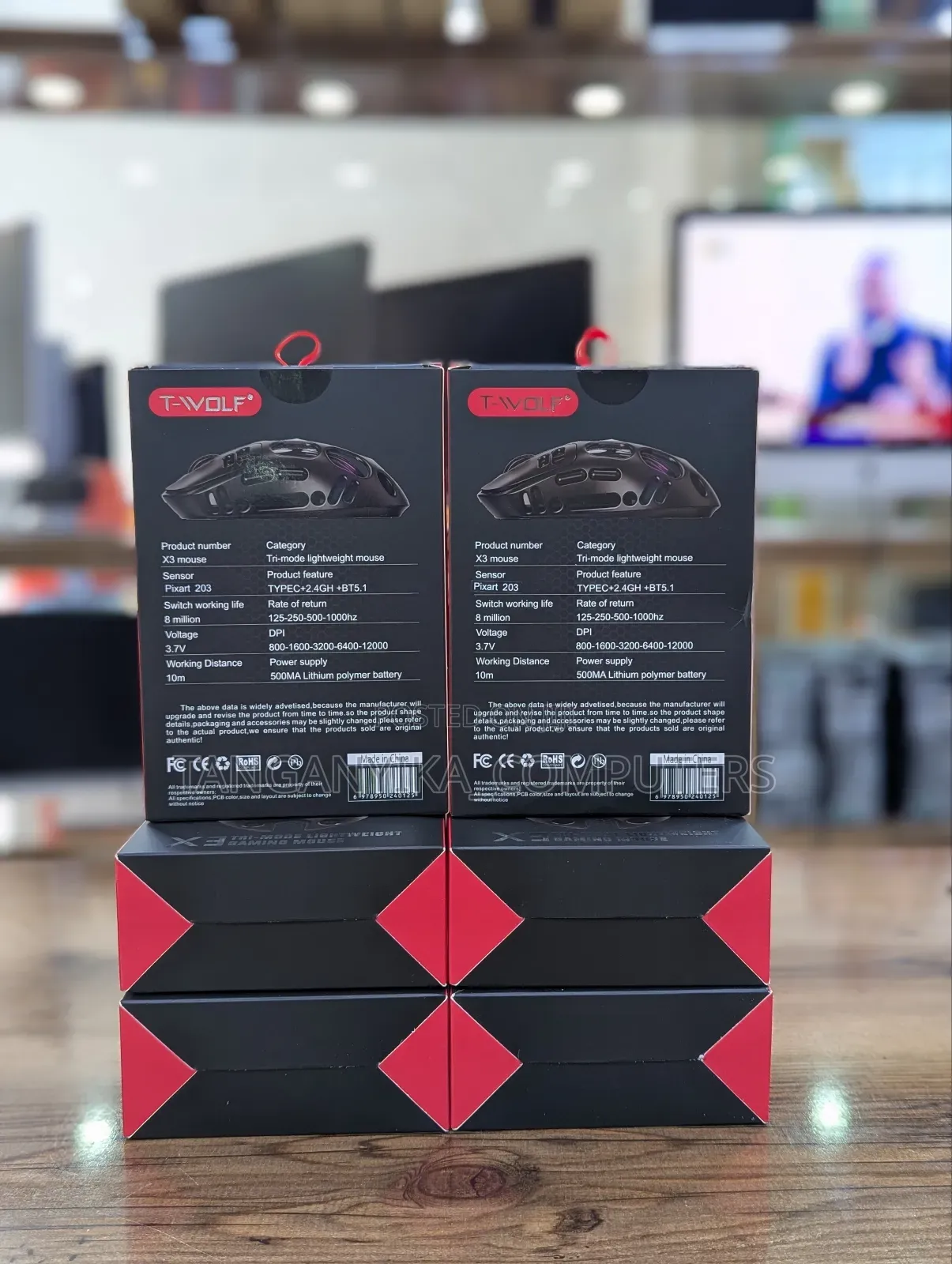 T-Wolf X3 Tri-Mode Lightweight Gaming Mouse