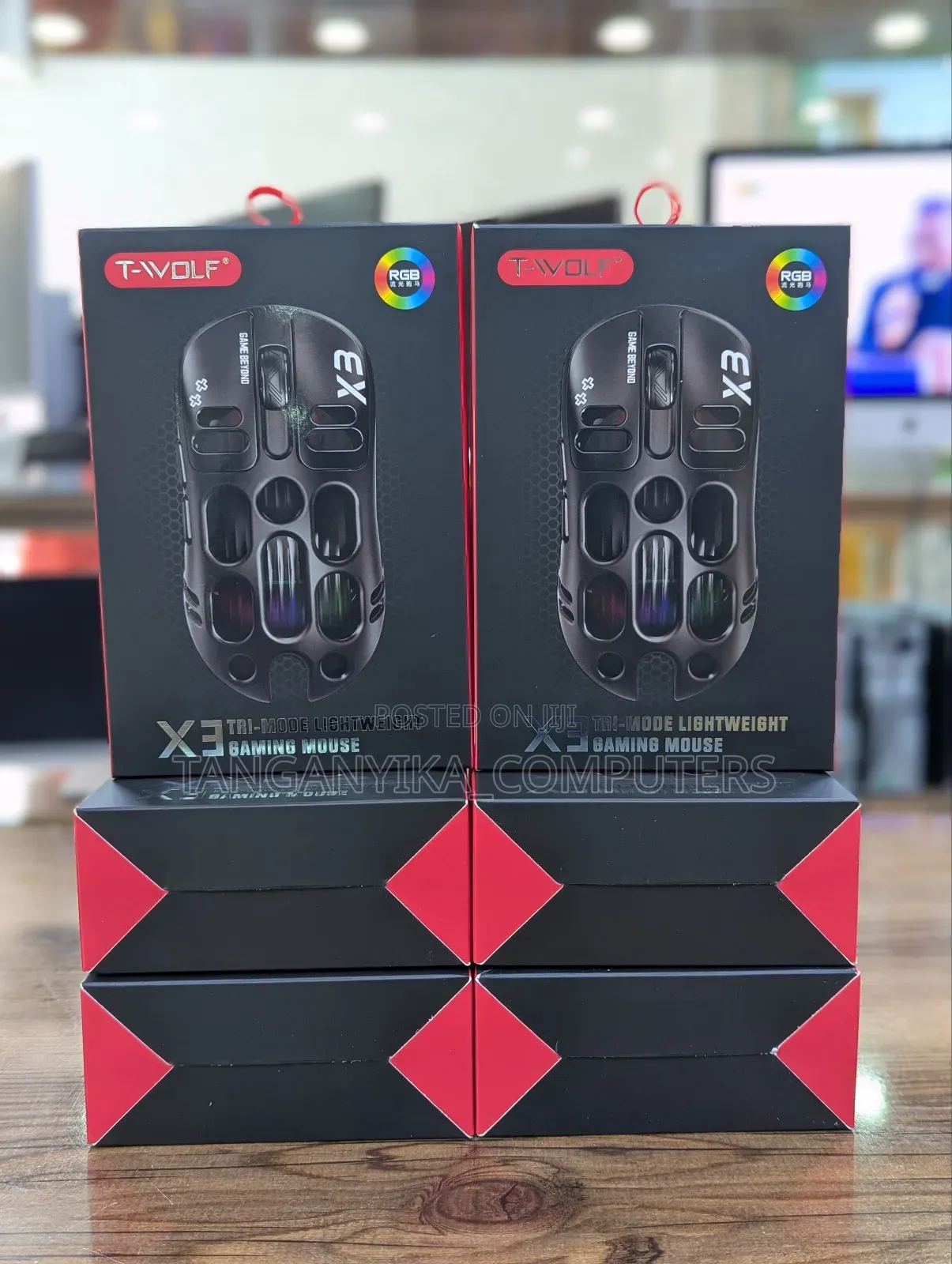 T-Wolf X3 Tri-Mode Lightweight Gaming Mouse