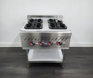 Commercial High Pressure Gas Stove 4 Burner