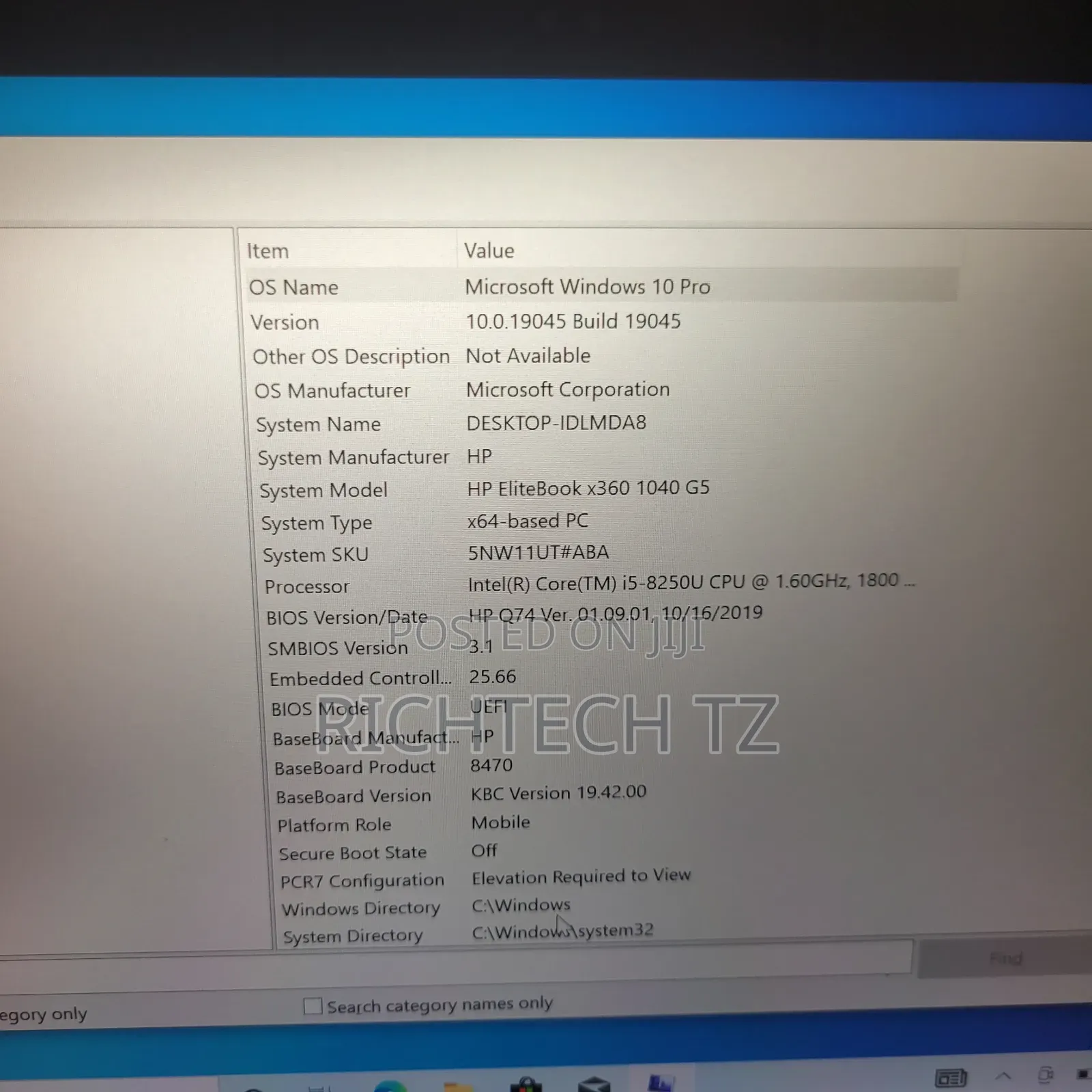 Laptop HP EliteBook x360 1040 G5 8GB Intel Core i5 SSD 256GB