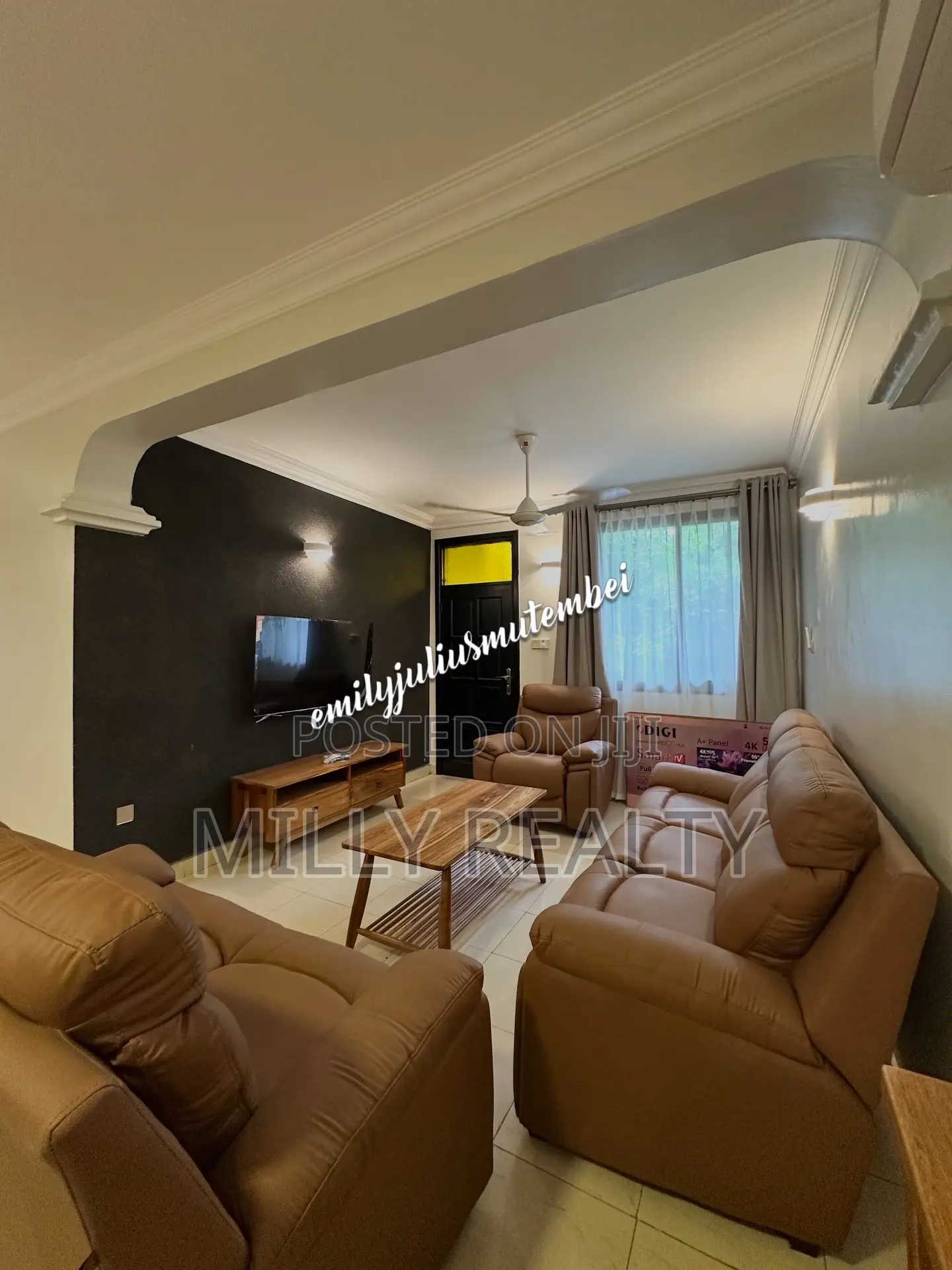 Furnished 3bdrm Apartment in Masaki Ca. for rent