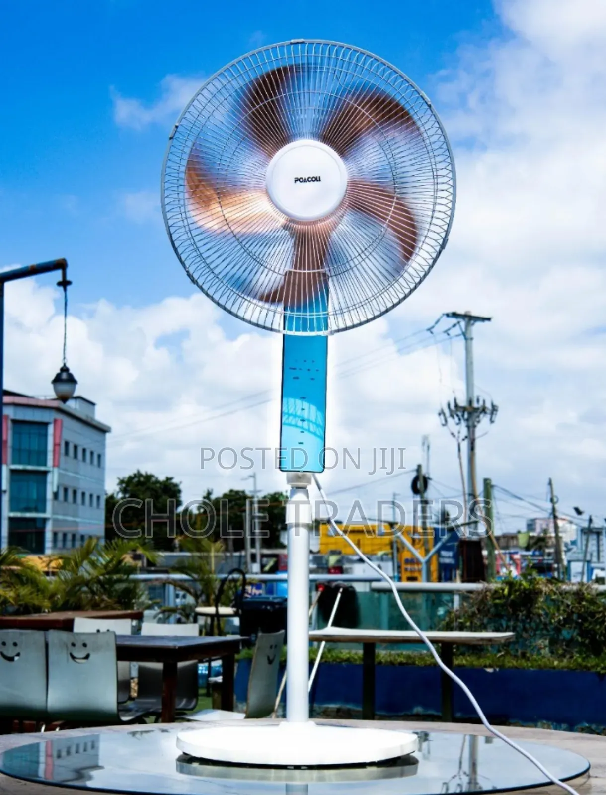 18" Poacoll Stand Fan With a Remote Controller
