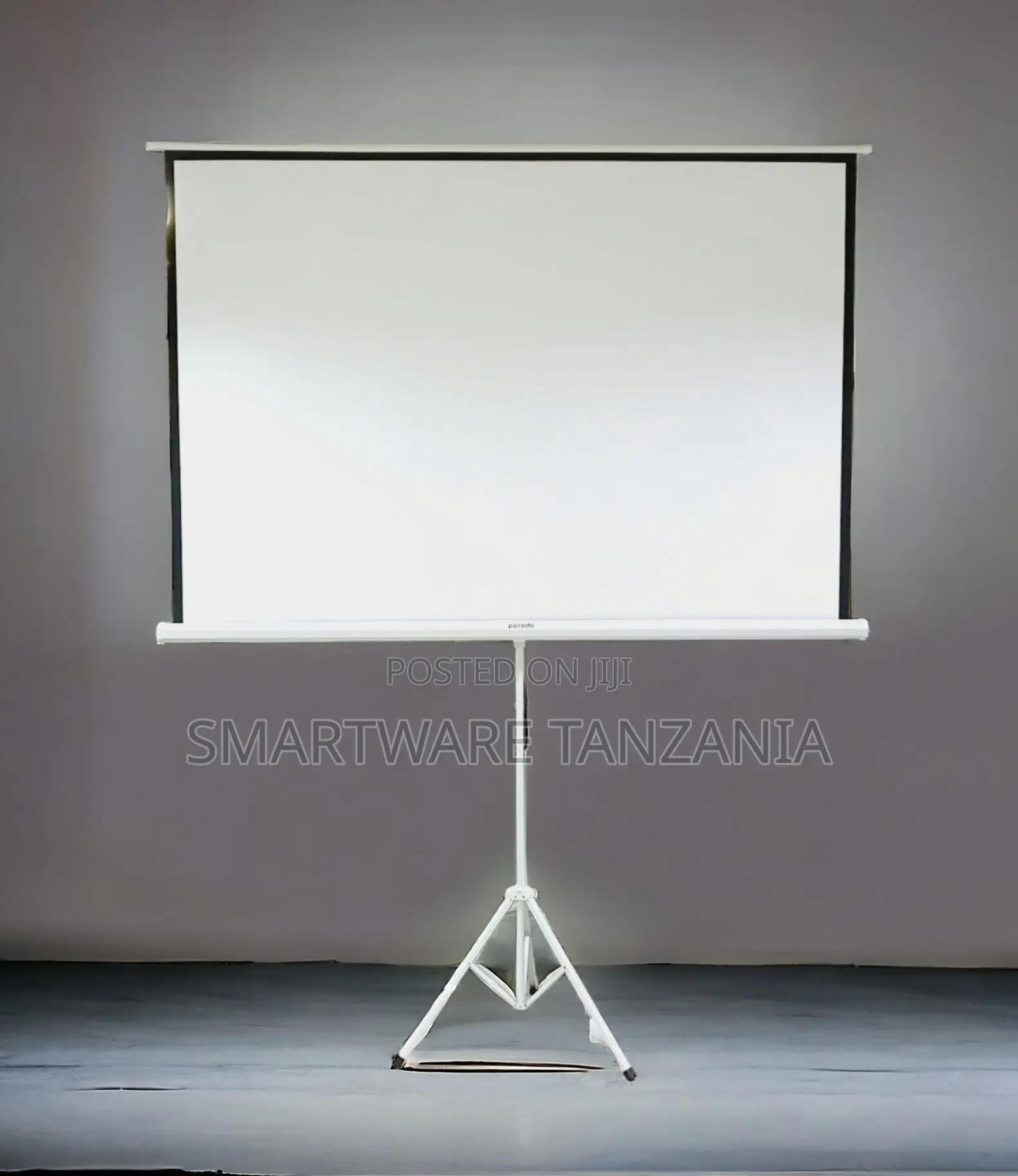 72 Inches Porodo Portable Tripod Projector Screen for Presenta