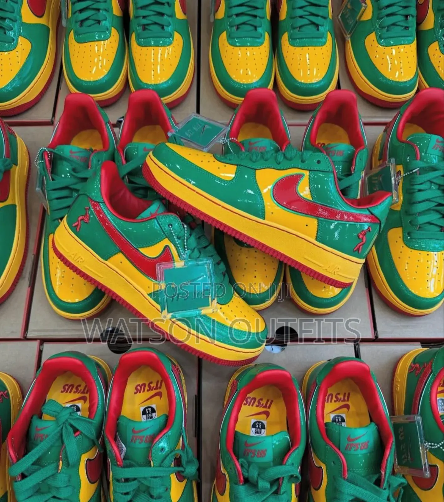 Men's Leather Sneaker Shoes Nike Airforce 1 Brand Jamaica