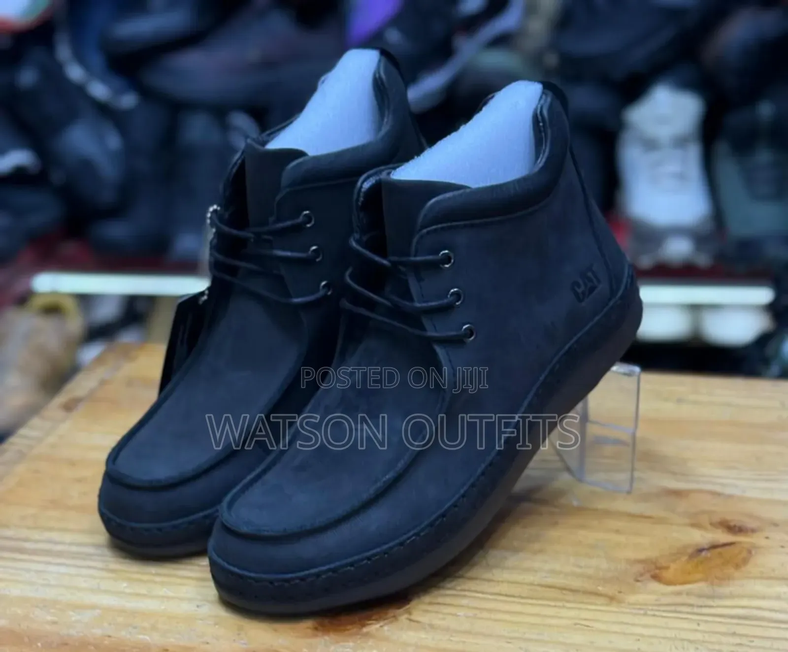 Caterpillar Brand Men's Leather Boots or Original Materials Shoes