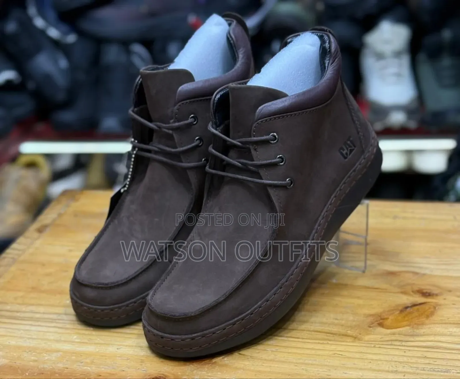 Caterpillar Brand Men's Leather Boots or Original Materials Shoes