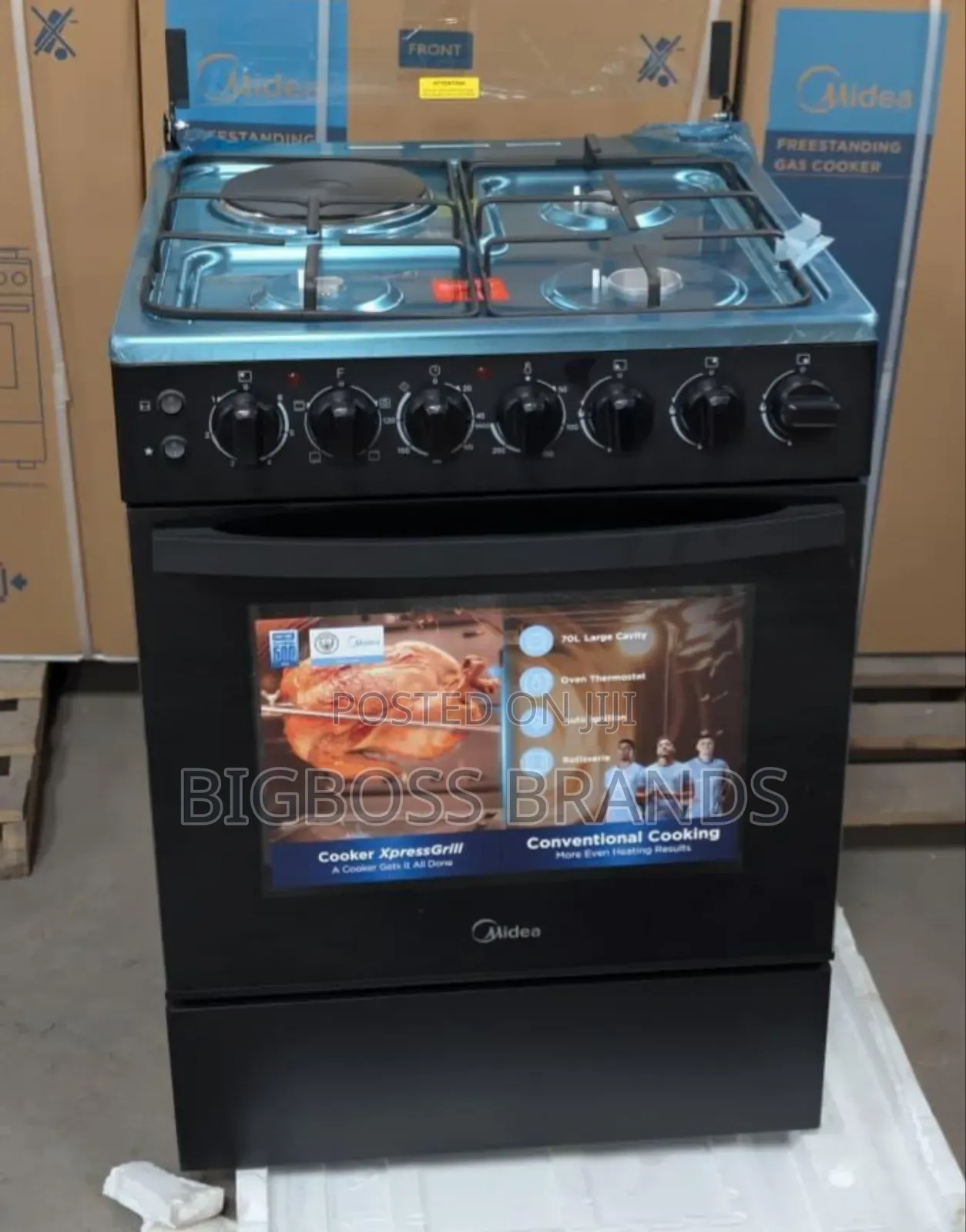 Midea Standing Cooker
(60*60 Black /Silver 3g+E+Oe)