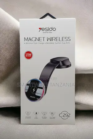 Yesido C292 15w Magnetic Wireless Car Charger Suction Mount