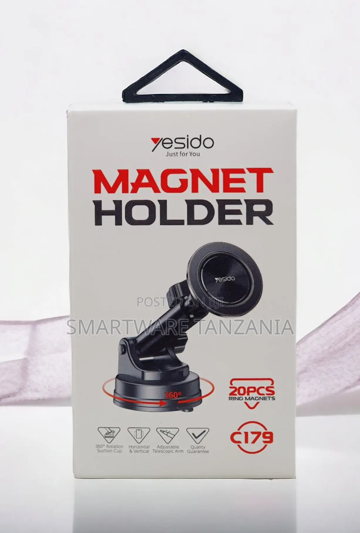 Yesido C179 Magnetic Phone Holder 360 Suction Car Mount