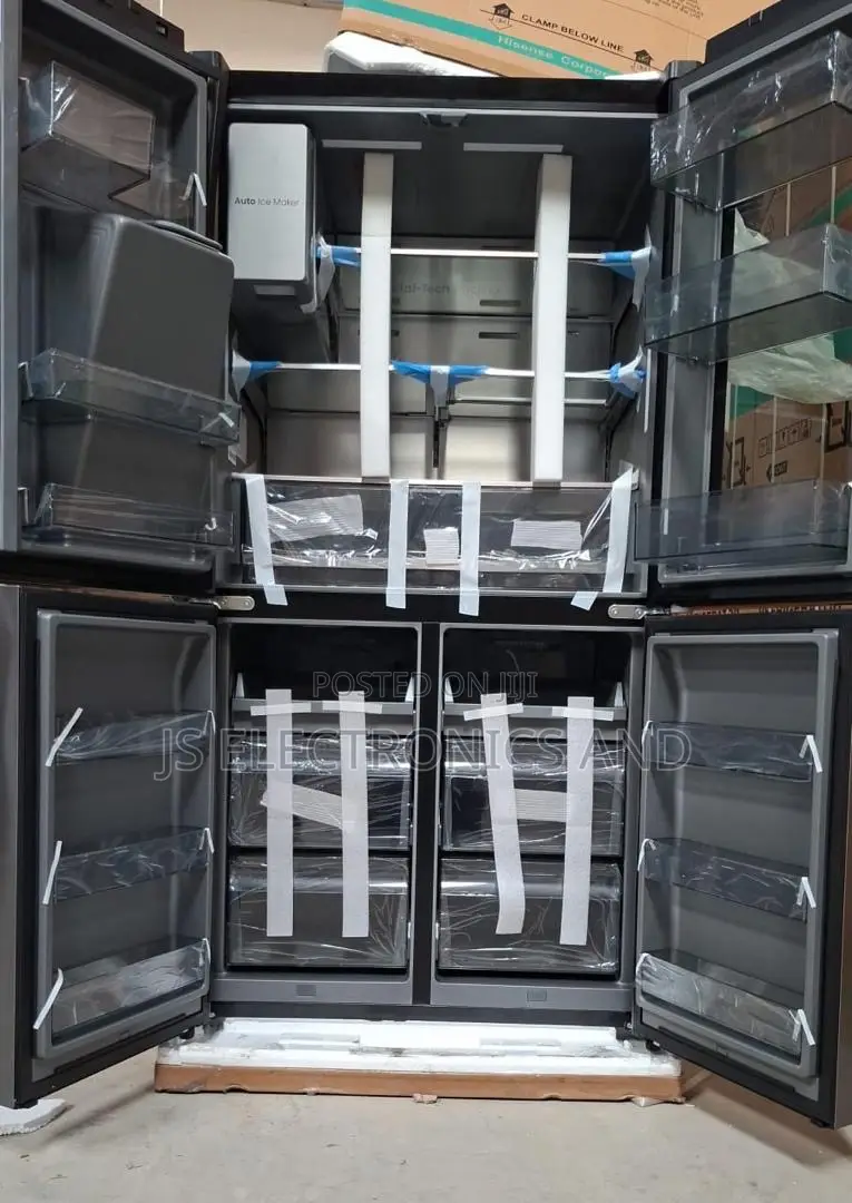 Hisense Fridge French Four Door Liter 615 Smart Display Multi-Airflow