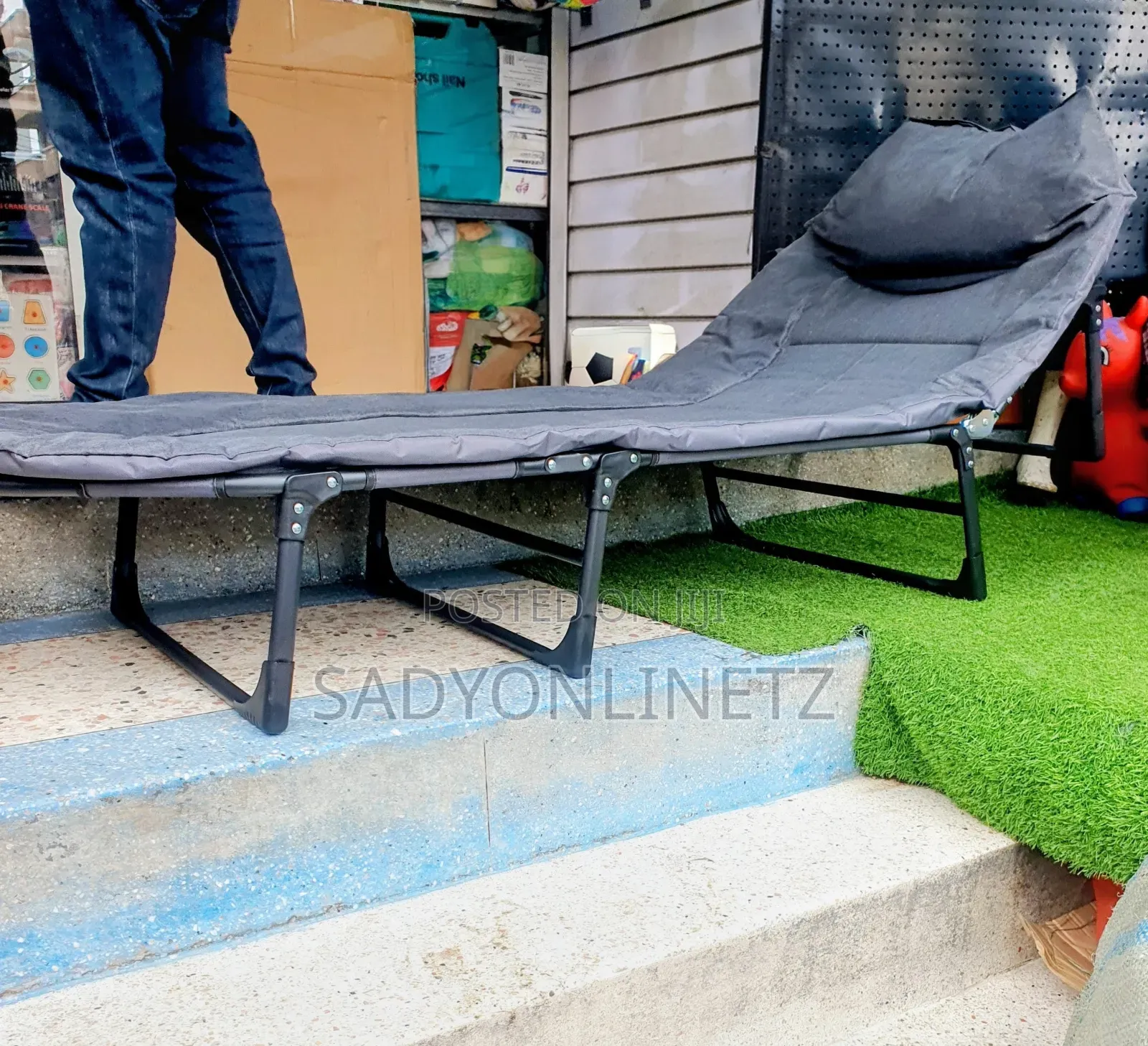 Outdoor/Indoor Foldable Bed 12inch for Camp,Home (6×2feet)