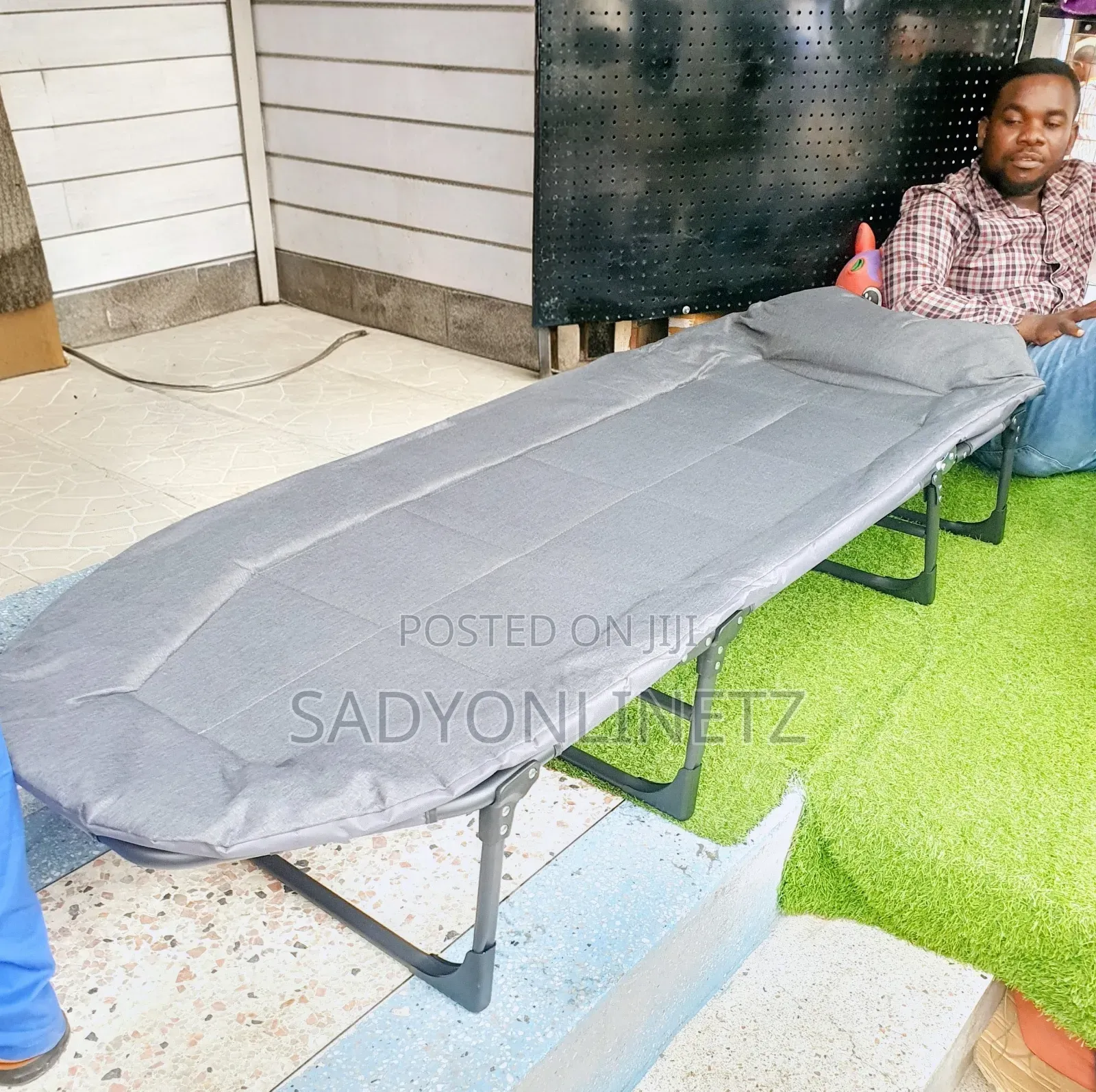 Outdoor/Indoor Foldable Bed 12inch for Camp,Home (6×2feet)