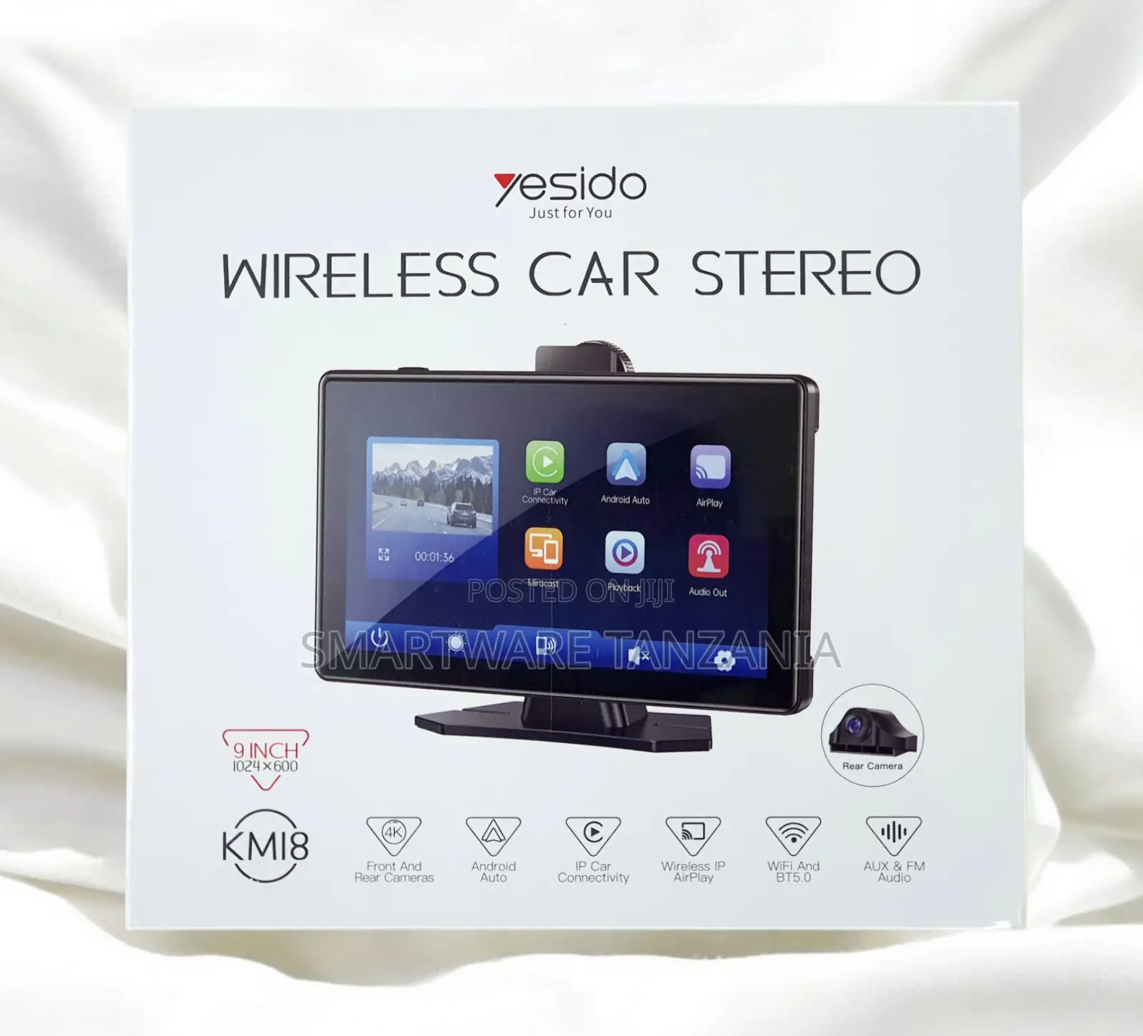 Yesido Kmi8 9 Inch Wireless Car Stereo Dual Camera