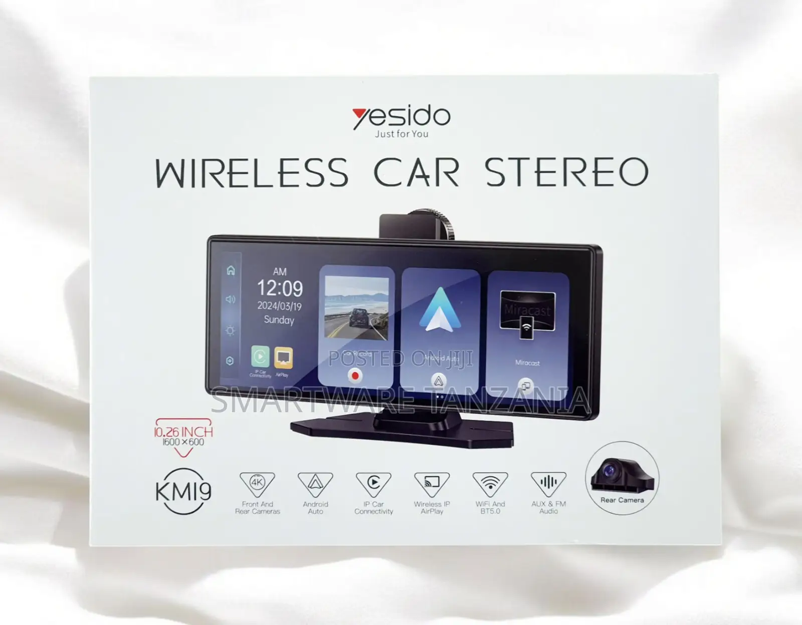 Yesido Kmi9 10.26 Inch Wireless Car Stereo Dual Camera