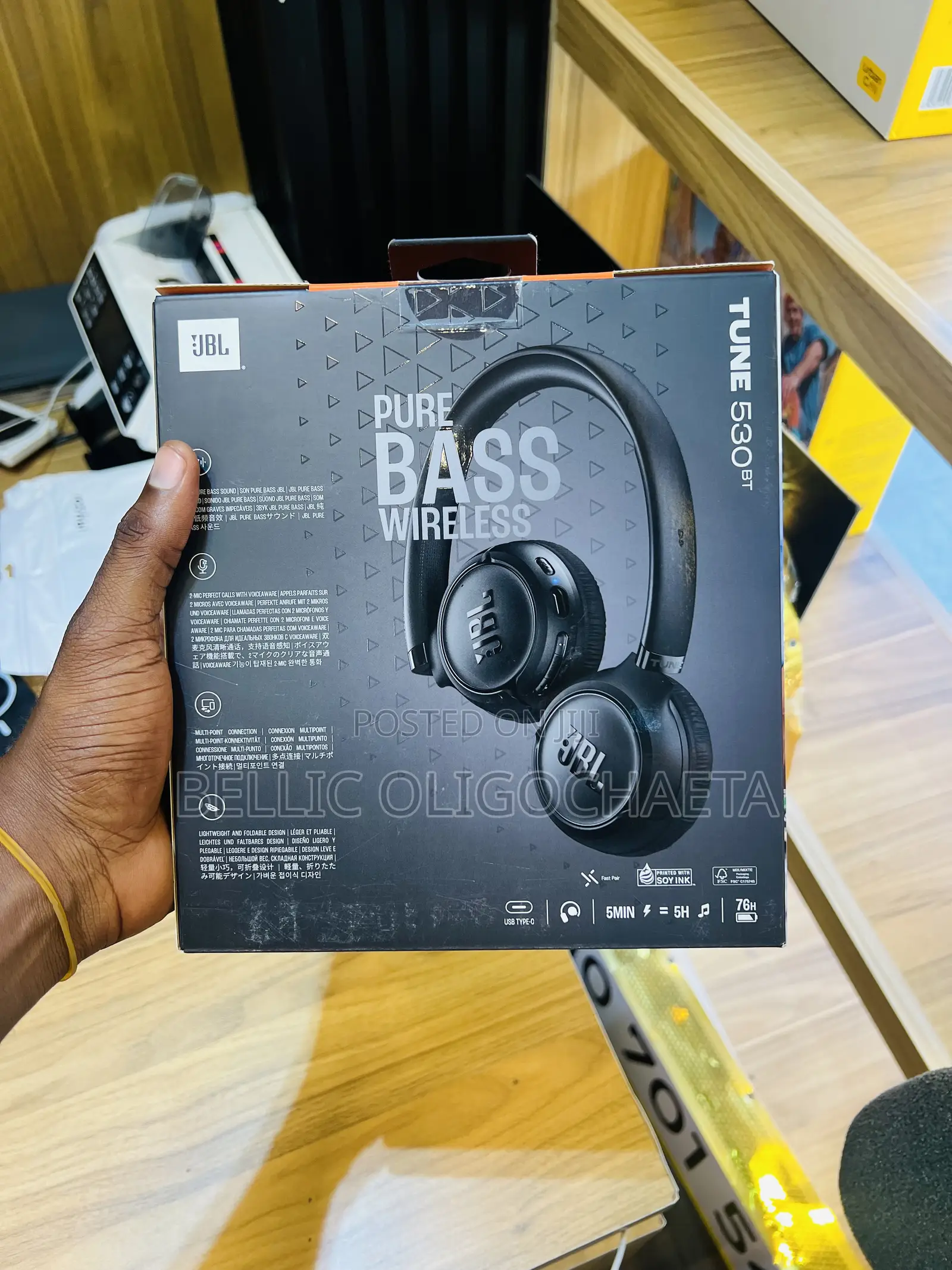 JBL Headphones Tune 530 Bt