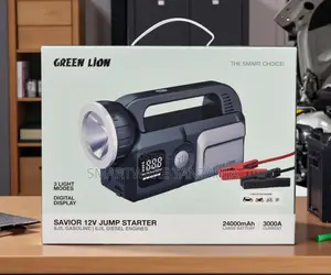 Green Lion Savior 12v Jump Starter 24000mah 3000a Battery