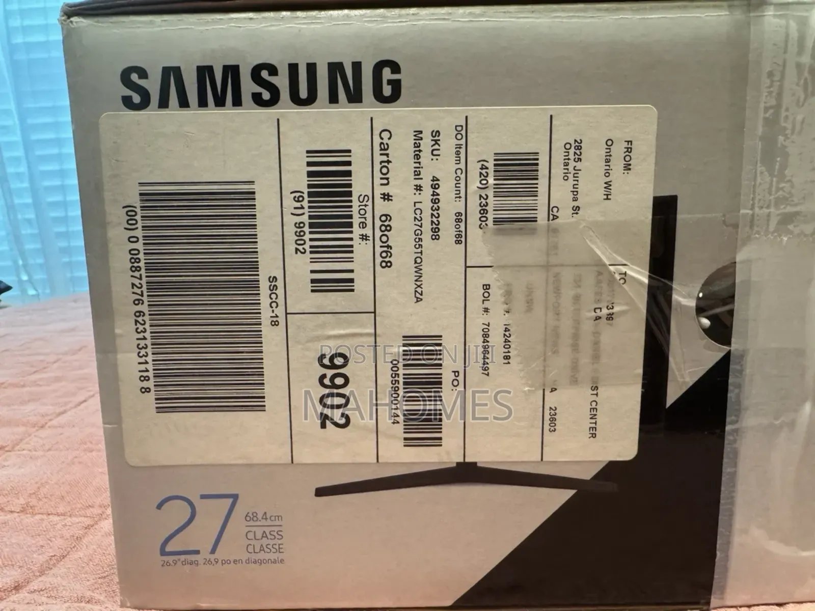 Samsung Odyssey G5 27" Curved Monitor