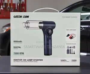 Green Lion Ignitor 12v Jump Starter Blower Vacuum Power Bank