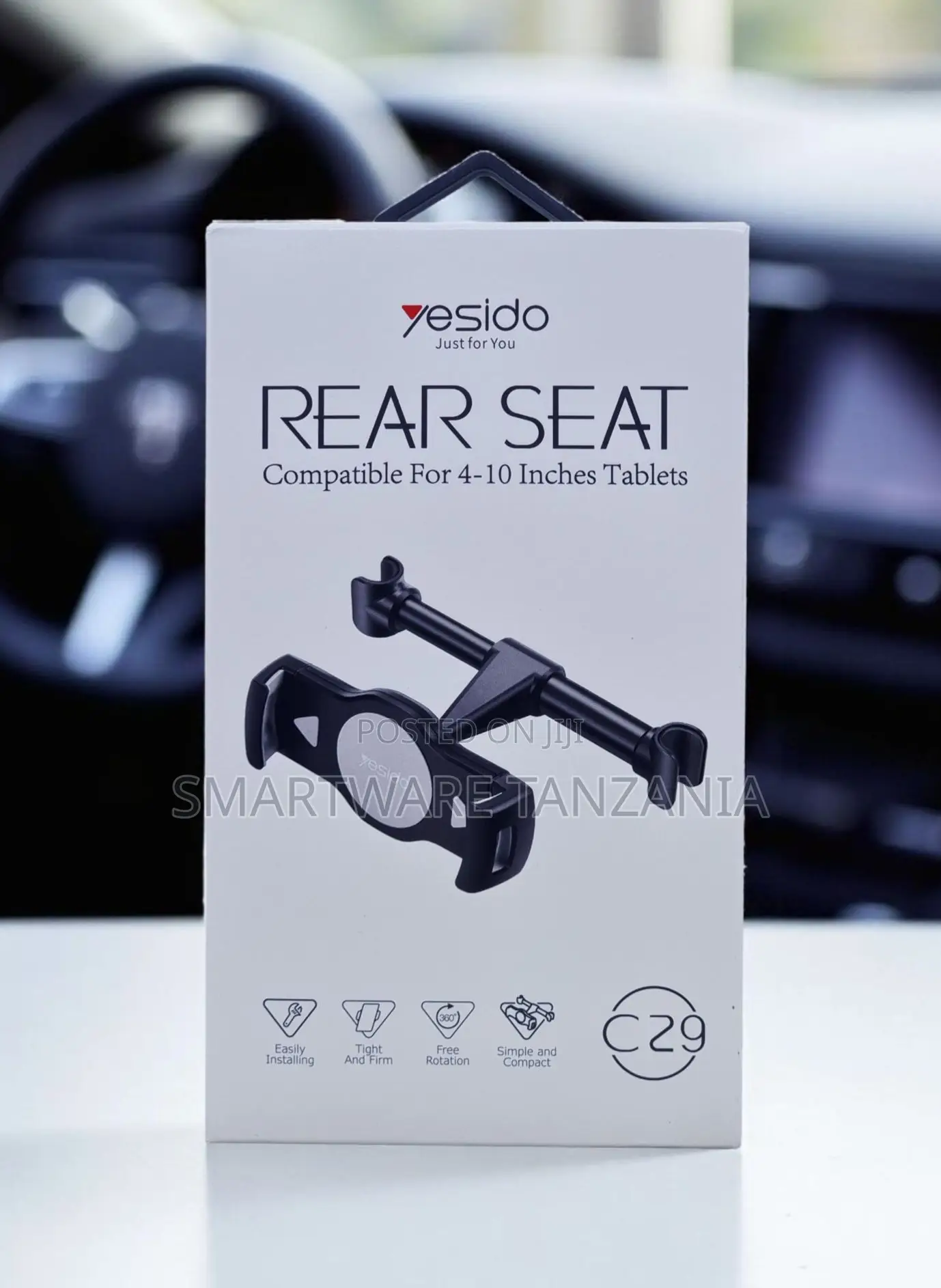 Yesido C29 Rear Seat Tablet Holder for 4 to 10 Inch Devices