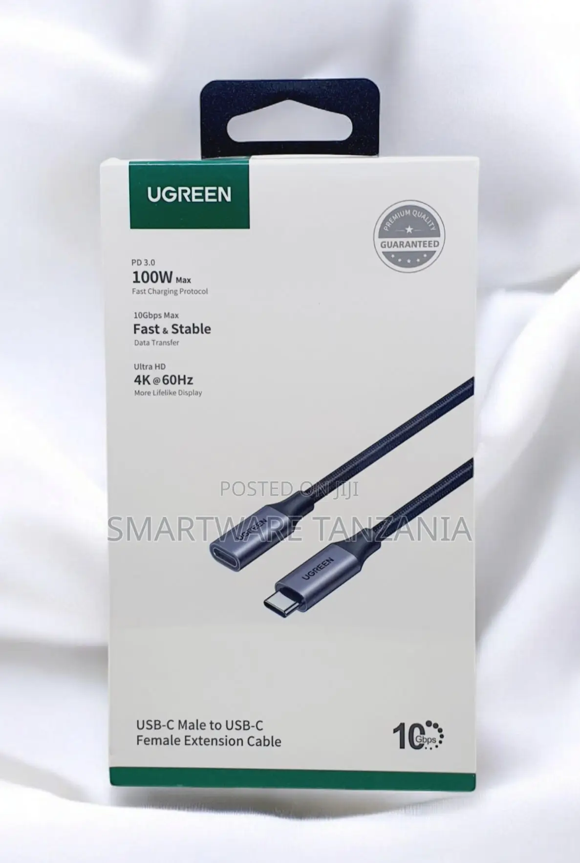 Ugreen Usb-C Extension Cable 100w 10gbps 60hz Pd 3.0 Male