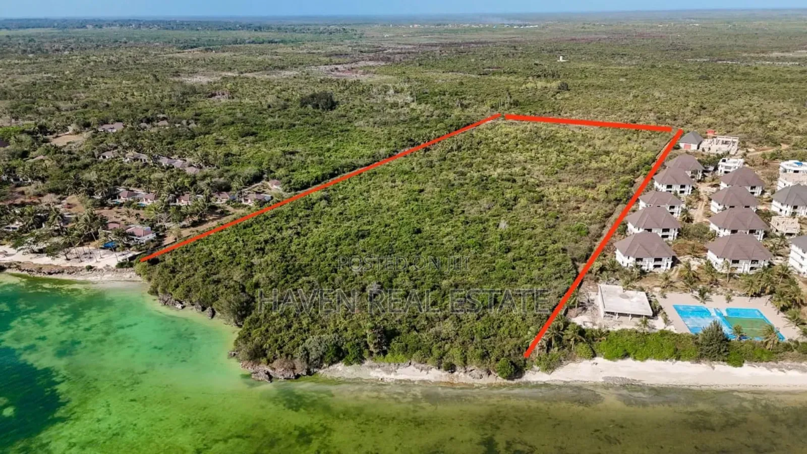 Beach Plot for Sale at Zanzibar