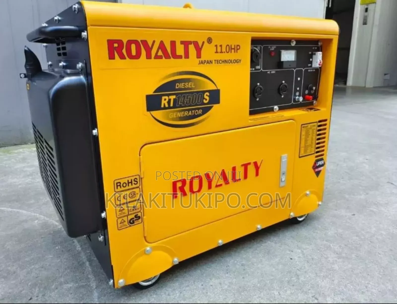 Diesel Generator 
Rt 14500 S Single Phase 
Kv 7