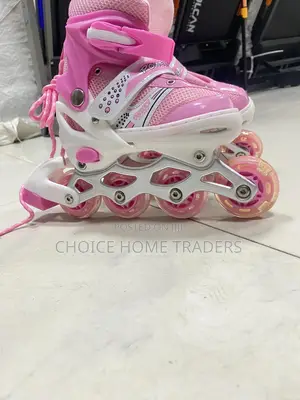 Pink Kid Skates