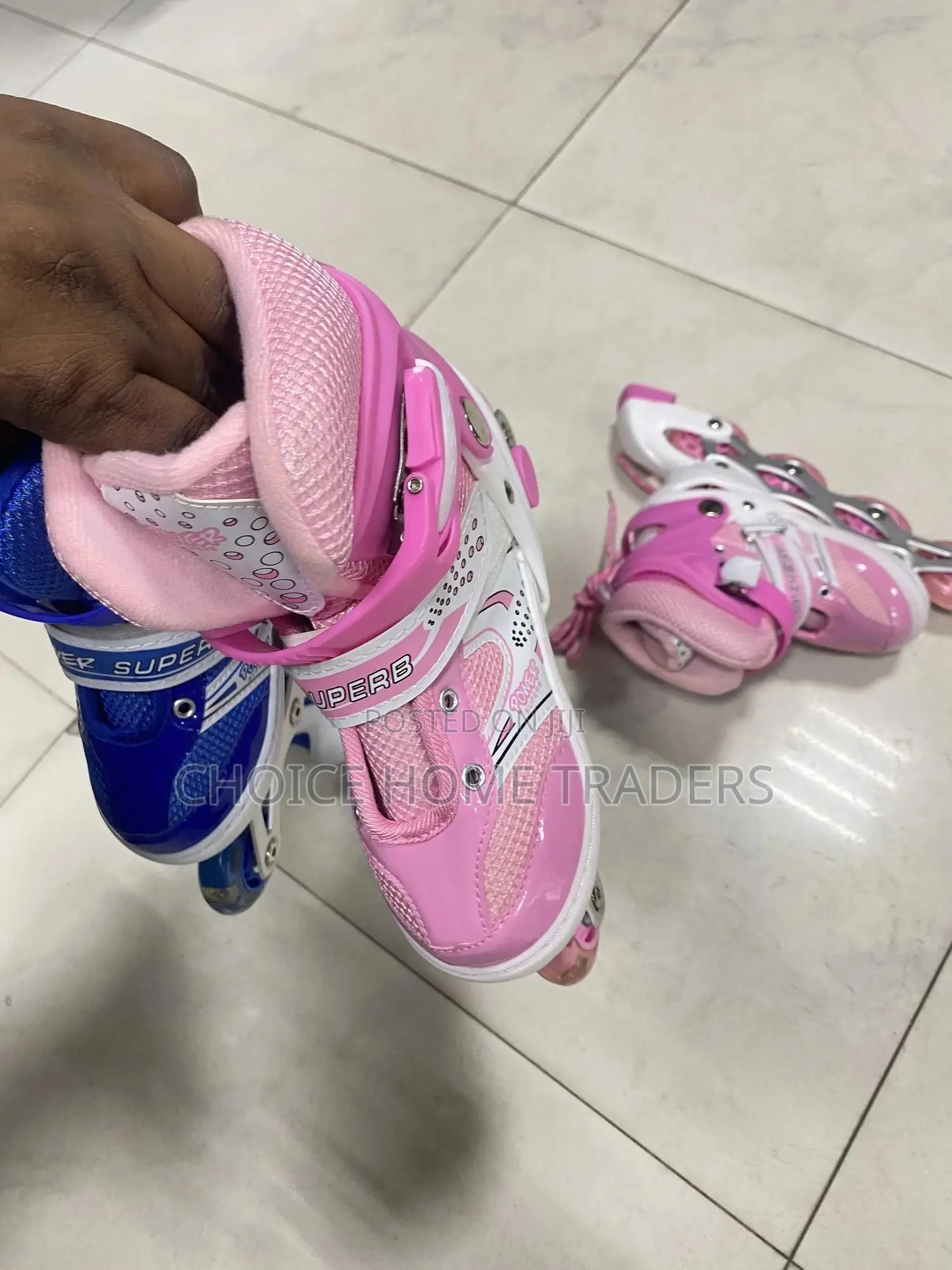 Pink Kid Skates