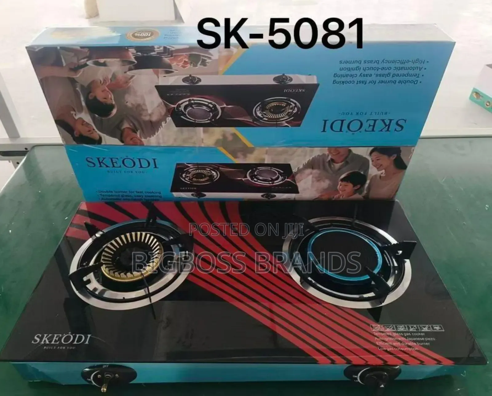 Skeodi Glass Gass Cooker