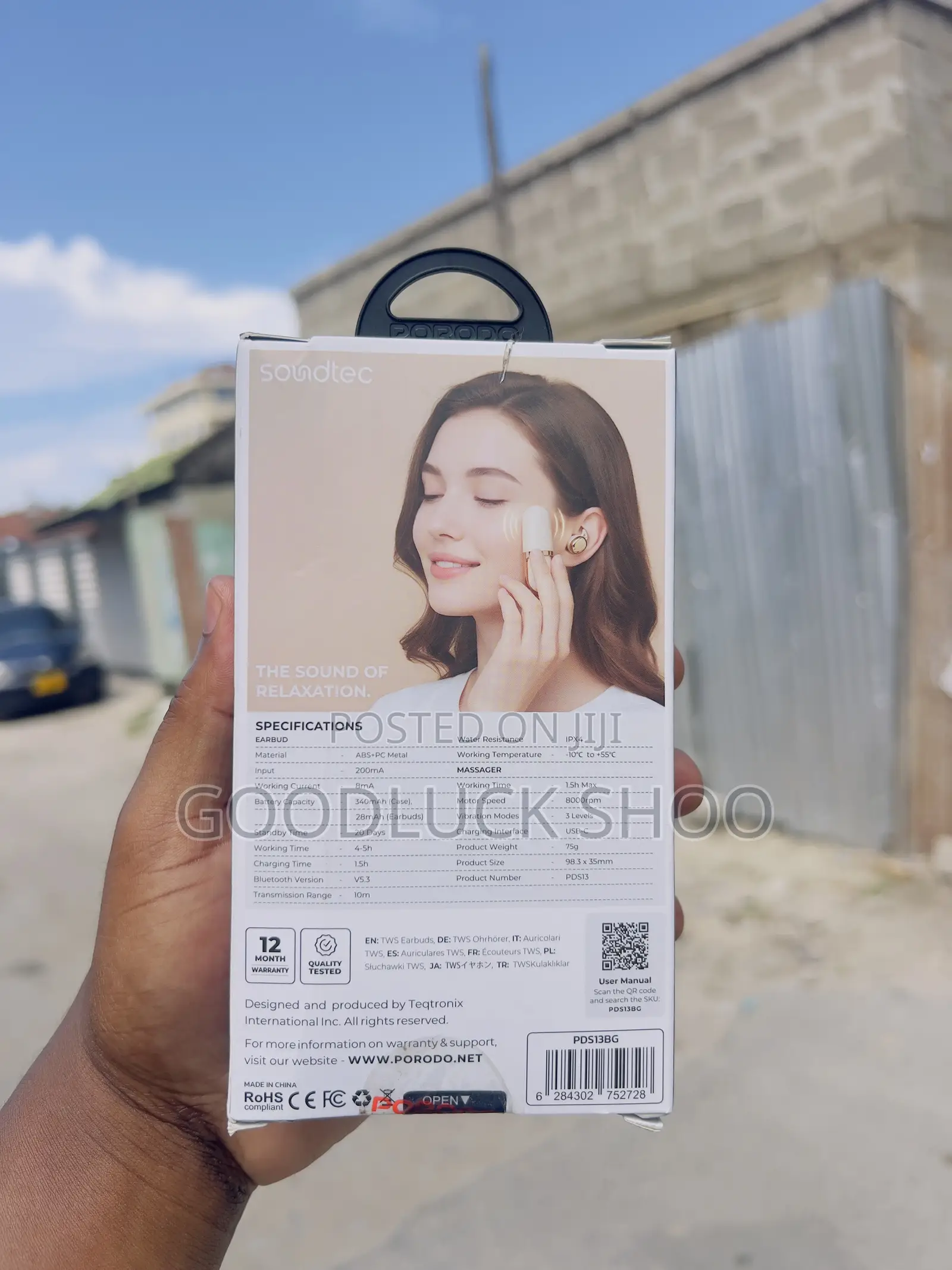 Porodo Soundtec Dream TWS With Massager