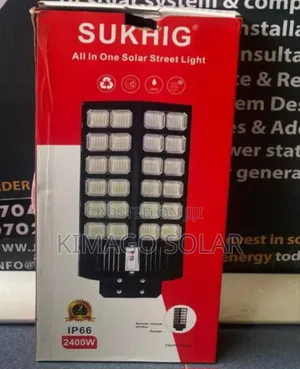 2400w High Power Solar Light 7-10m Height, Super Bright!
