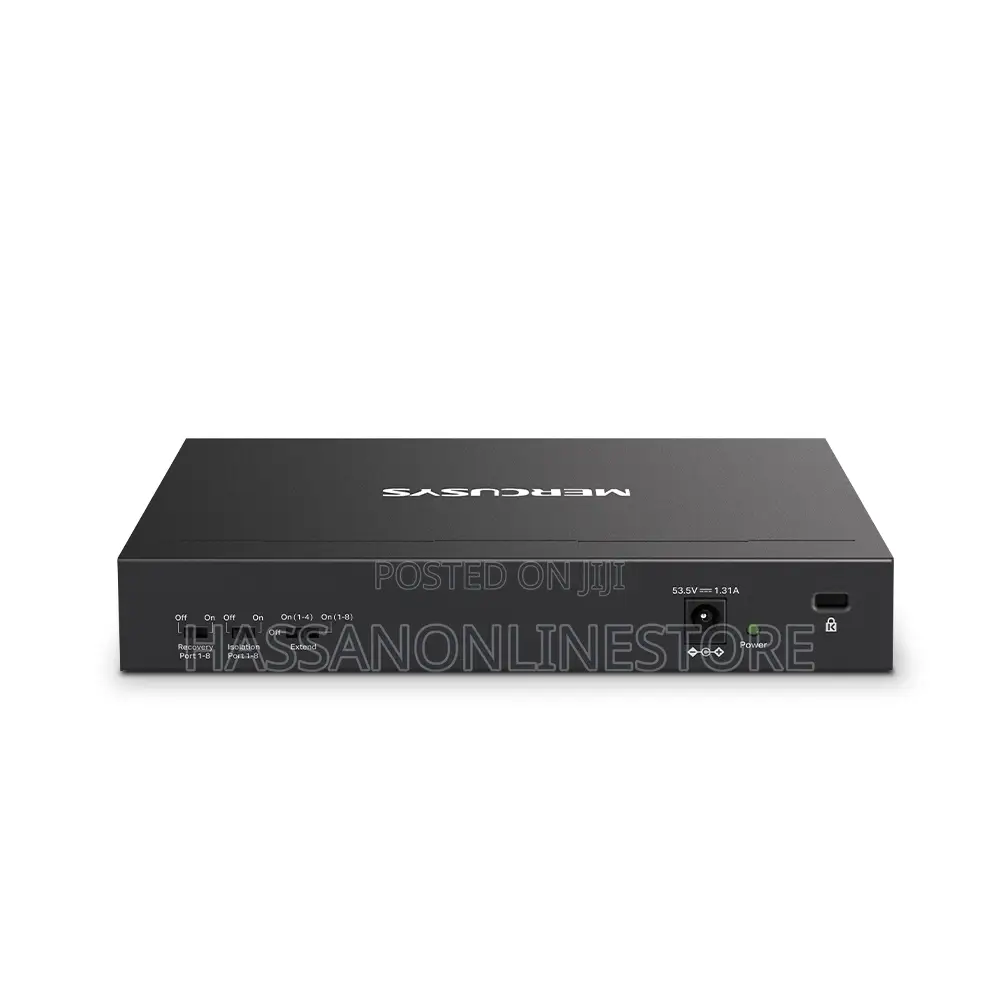 Mercuys Ms110p 10-Port 10/100mbps Desktop Switch With 8-Port Poe+