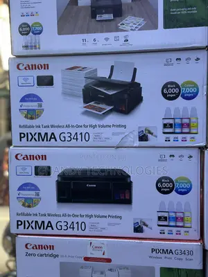 Canon Pixma G3410 Refillable Ink Tank Wireless All-in-One Printer