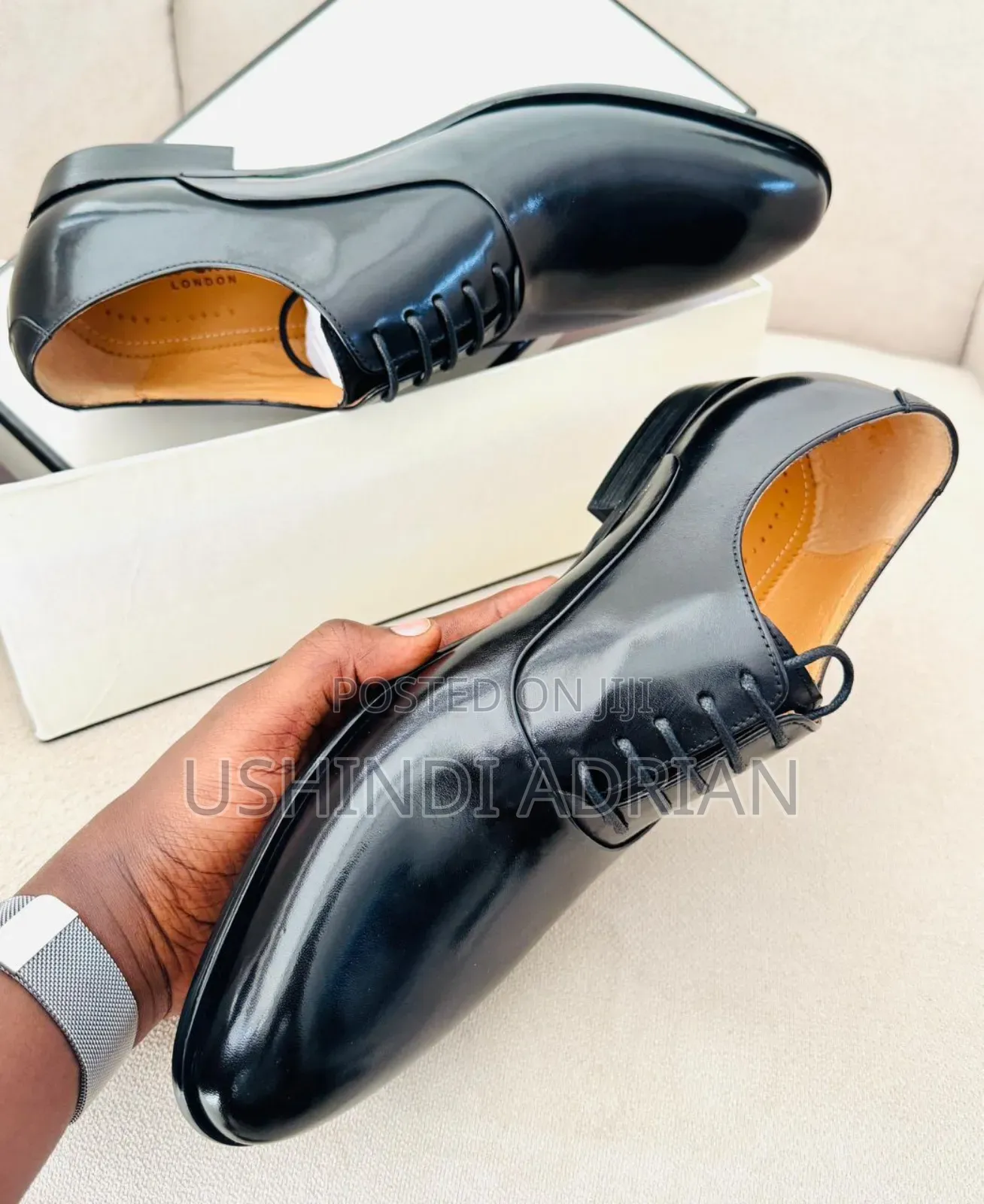 Viatu Vya Ngozi Vya Kiume–Brand New!