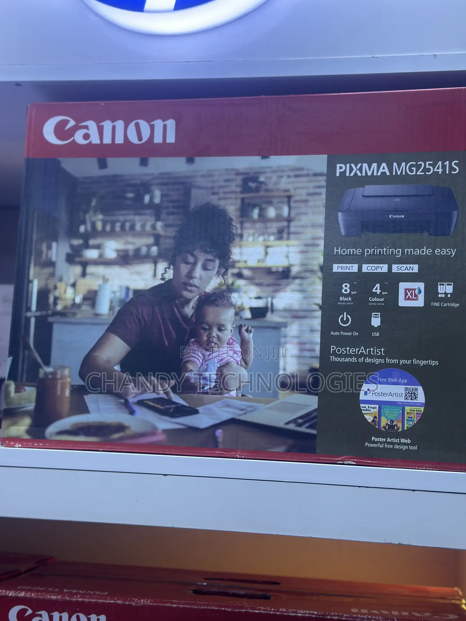 Canon Pixma Mg2541s 3-in-1 Inkjet Printer Designed for Home Use.