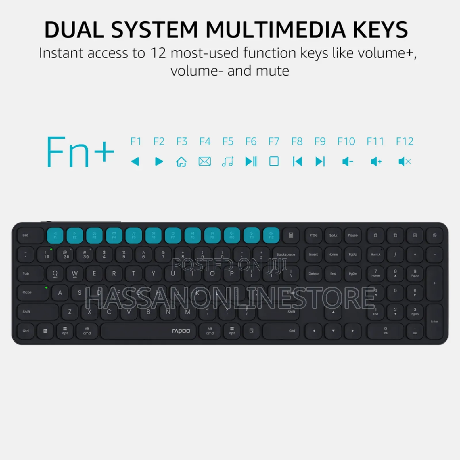 Rapoo 9560m Wireless Mouse and Keyboard Combo