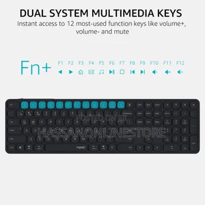 Rapoo 9560m Wireless Mouse and Keyboard Combo