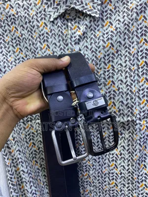 Men's Original Leather Dress Belts or Mikanda Ya Ngozi Original