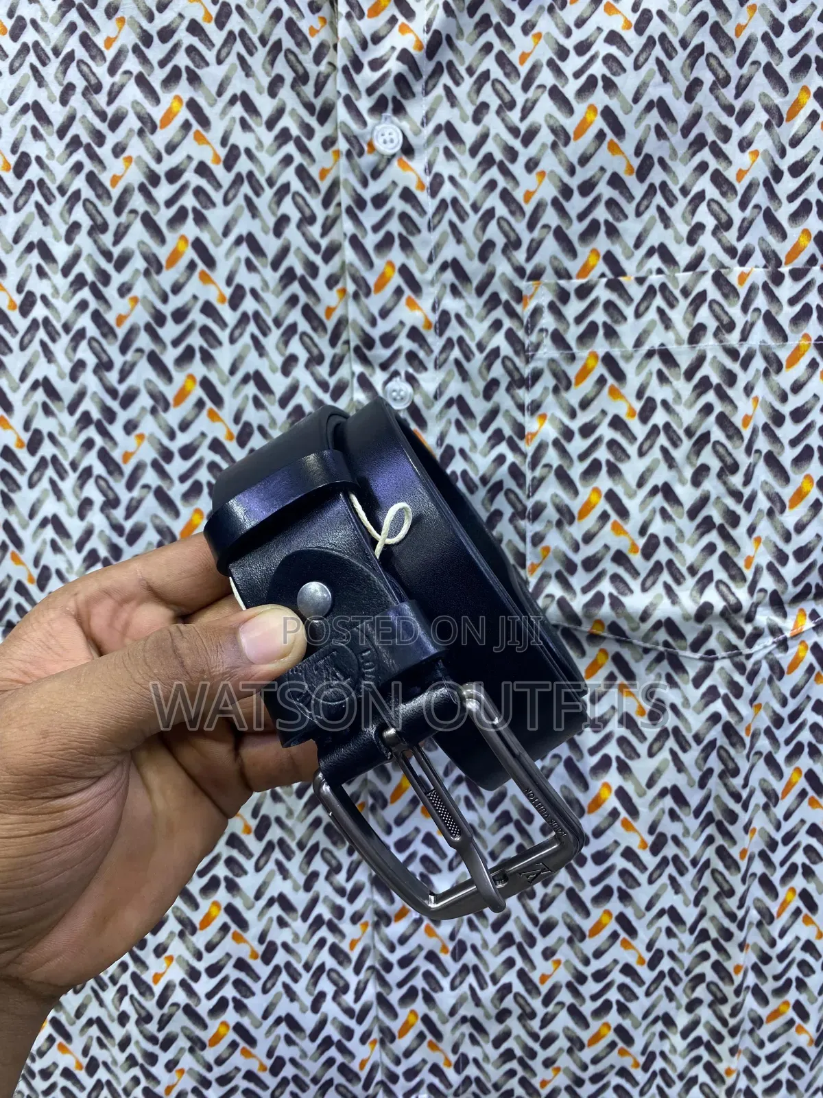 Men's Original Leather Dress Belts or Mikanda Ya Ngozi Original