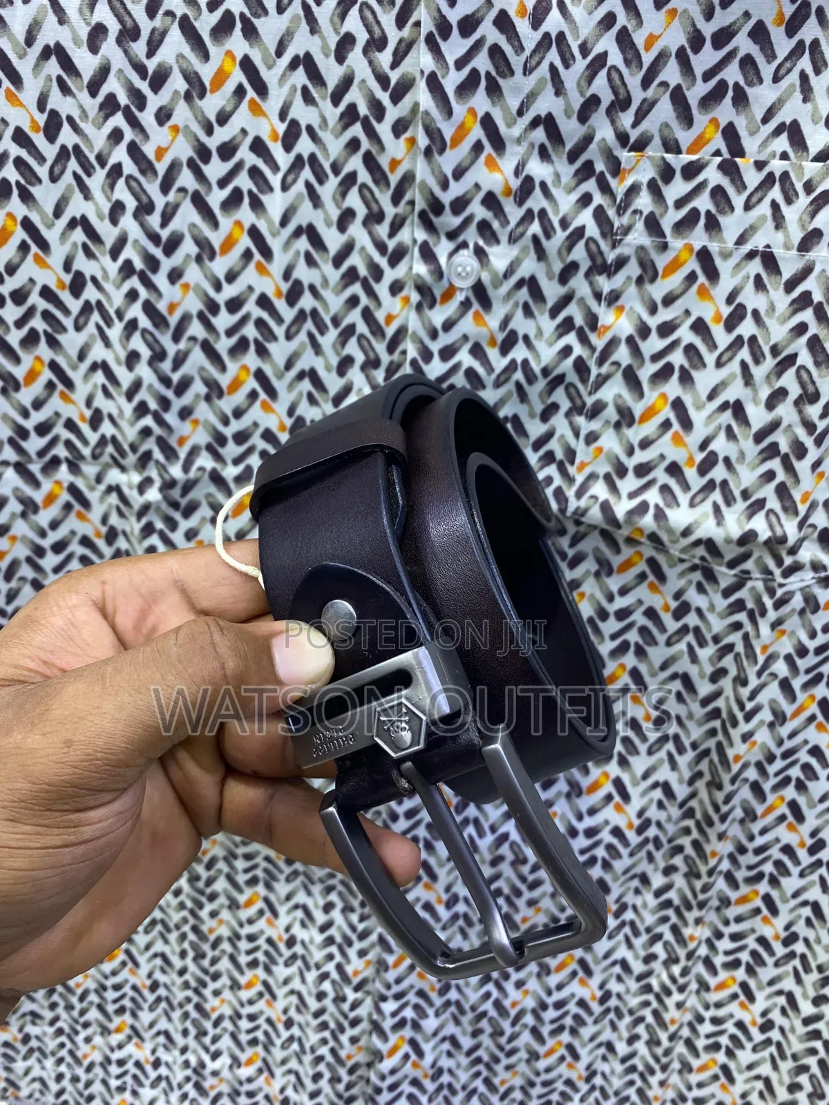 Men's Original Leather Dress Belts or Mikanda Ya Ngozi Original