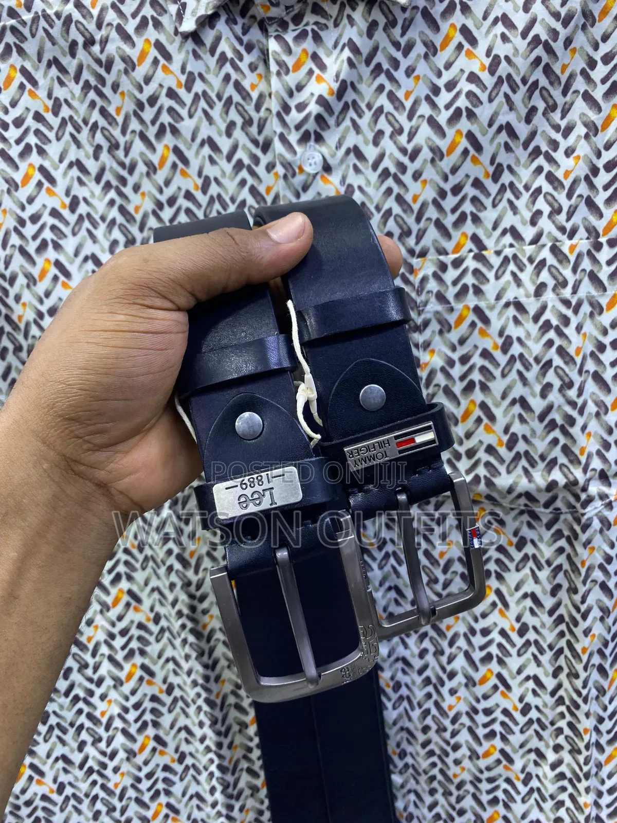 Men's Original Leather Dress Belts or Mikanda Ya Ngozi Original