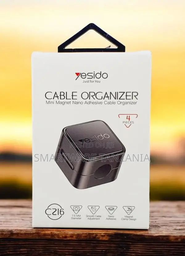 Yesido C216 Cable Organizer Nano Adhesive Magnet Dark