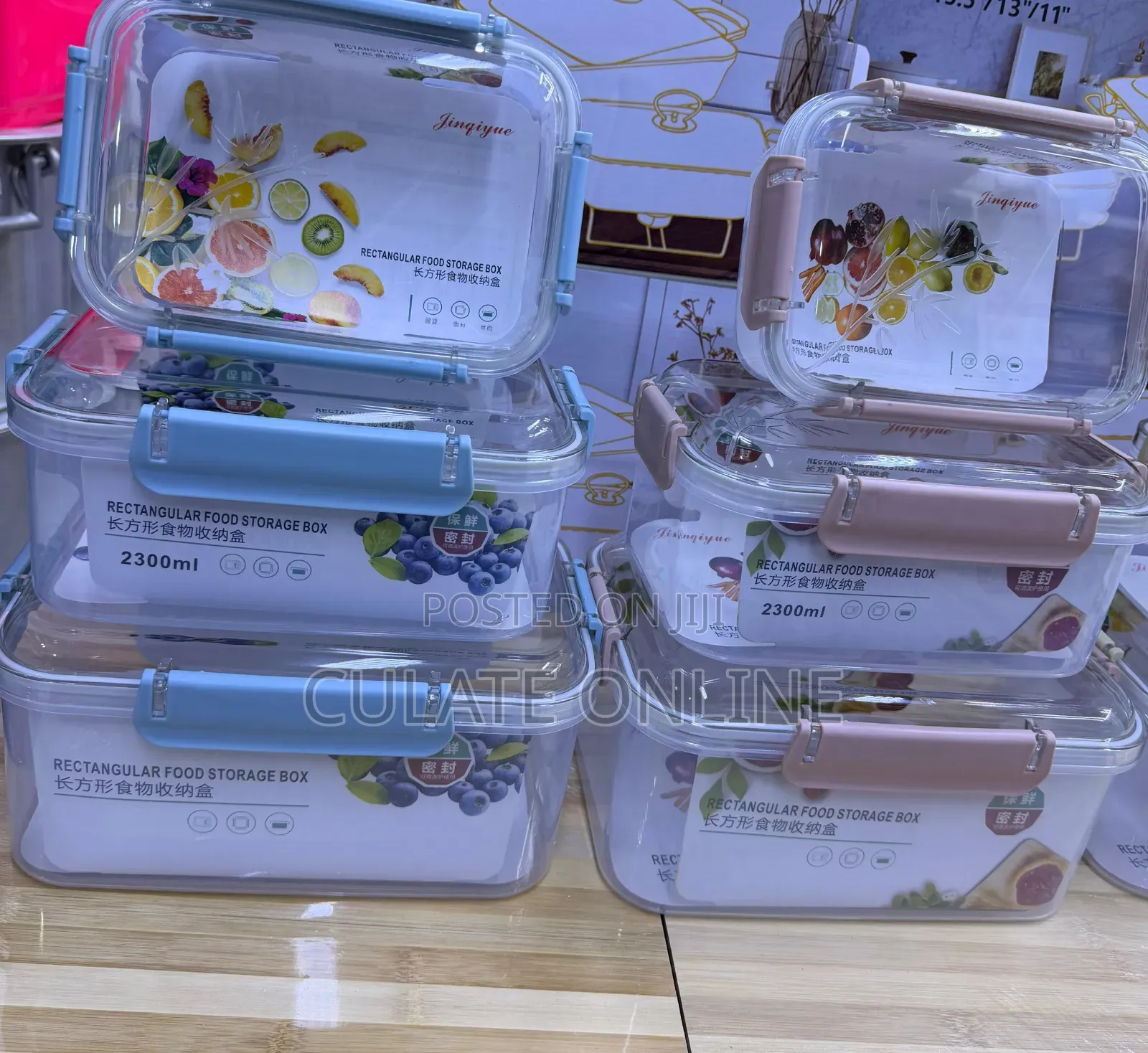 3pcs Airtight Glass Storage Containers