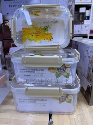 3pcs Airtight Glass Storage Containers
