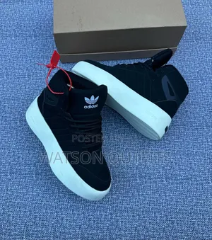 Adidas Branded High Cutting Men's Leather Sneakers or Shoes