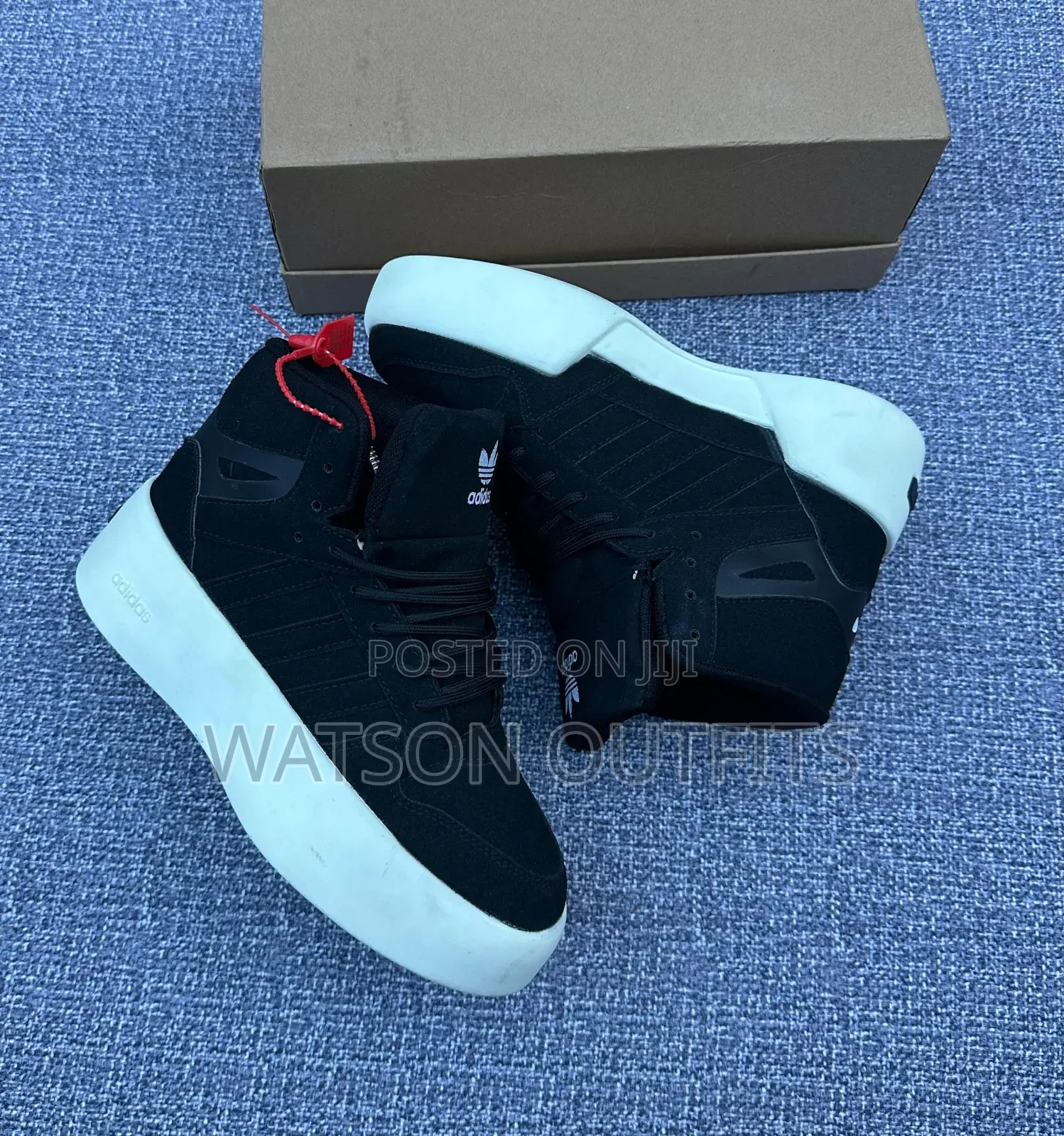 Adidas Branded High Cutting Men's Leather Sneakers or Shoes