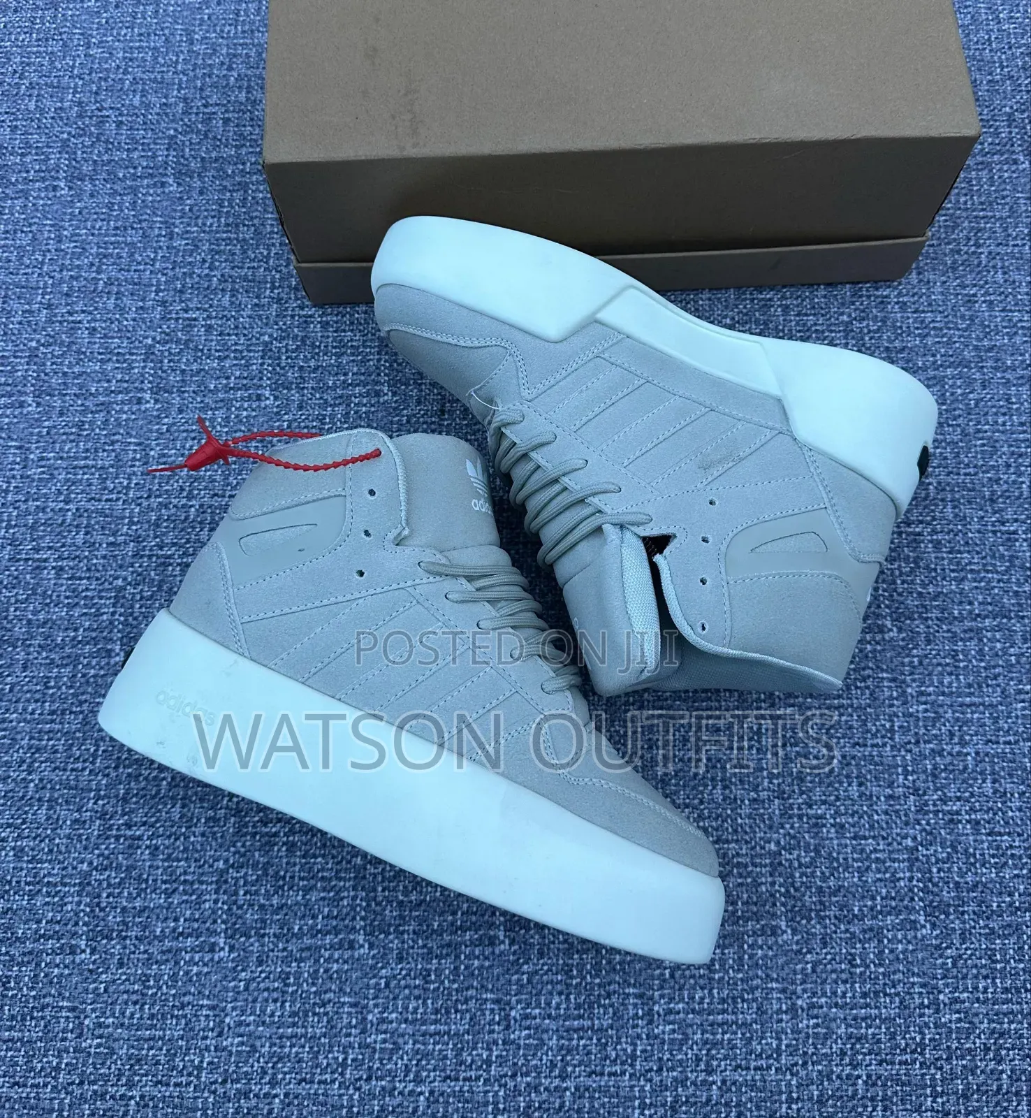 Adidas Branded High Cutting Men's Leather Sneakers or Shoes