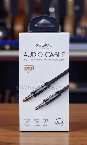 Yesido Yau16 Aux 3.5mm Audio Cable 300cm Gold Plated Braided