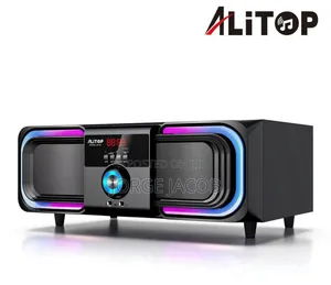 Alitop Model J Portable Karaoke Speaker With Dynamic RGB Lighting