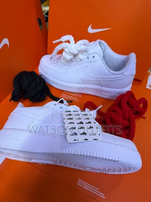 Men's Leather Sneakers or Raba Za Nike Airforce 1 Brand 3 Coloured